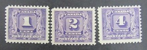 nystamps Canada Stamp # J6-J8 Mint OG H       L24x434