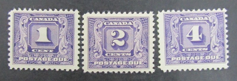 nystamps Canada Stamp # J6-J8 Mint OG H       L24x434