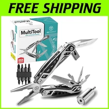 Multi Tool with Universal Socket - Stainless Steel DIY Kit