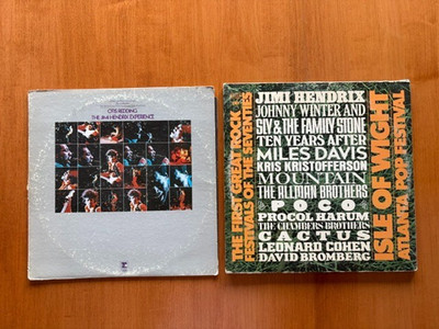 Various Classic Artists: Isle of Wight Festival + Monterrey Festival LPs