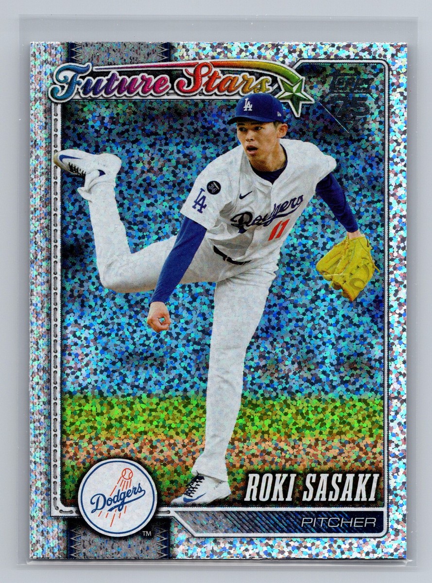 2026 Topps #66 Roki Sasaki LA Dodgers Future Stars Confetti Foil