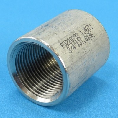Edelstahl 3/4'' Gewindefitting Muffe IG Gewindemuffe V4A Zoll Gewinde VA
