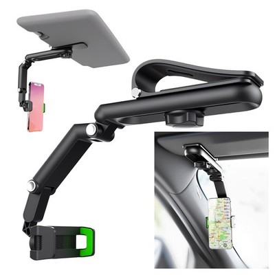 VKQTS Sun Visor Phone Holder for Car with 360° 6.29*3.04*1.58 inch, Black