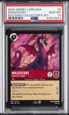 2022 DISNEY LORCANA PROMO #5 MALEFICENT - MONSTROUS DRAGON PSA 10