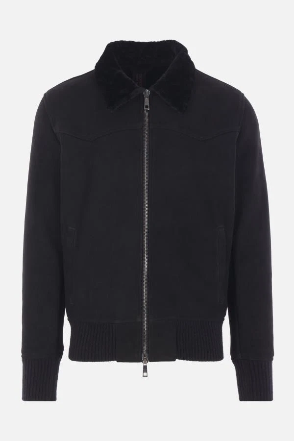 Giorgio Brato Coats, Jackets & Vests Leather Outer Shell for Men