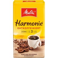 Melitta Harmonie Entkoffeiniert Kaffee, Gemahlen, Mild, 500 G