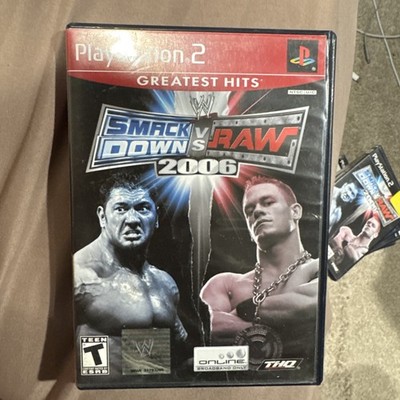 WWE SmackDown vs Raw 2006 PS2 Complete CIB Tested Working  
