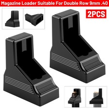 2Pcs Dual Stack 9mm  .40 S W Mag Loader Kit - Fast Loading Durable  Portable
