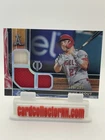 2022 Topps Tribute Mike Trout Angels Triple Relic Baseball Card 106/199