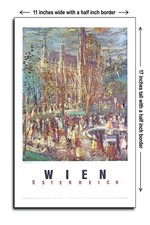 1958 Vienna, Austria - 11x17 Poster