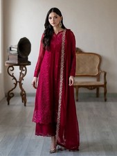 Pakistani New Salwar Kameez Ready To Wear Dress Wedding Party 3Piece Bridesmaid