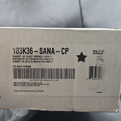 Kohler Kumin Touchless Bathroom Faucet Single Hole Chrome 103K36-SANA-CP