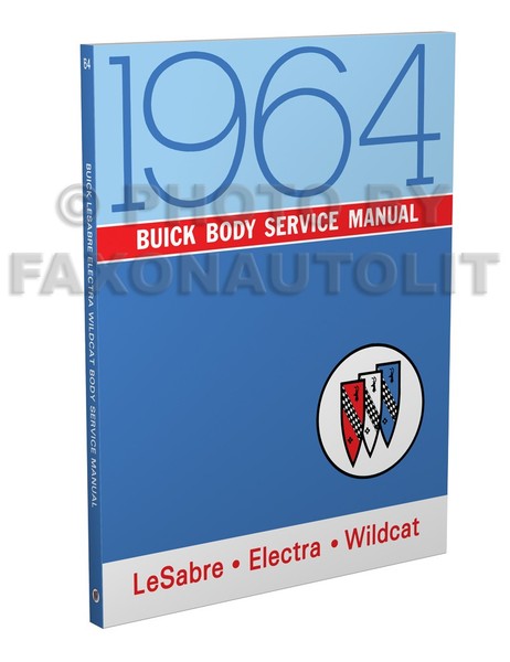 1964 Buick Body Shop Manuell 64 Lesabre Wildcat Electra Reparatur Service-image