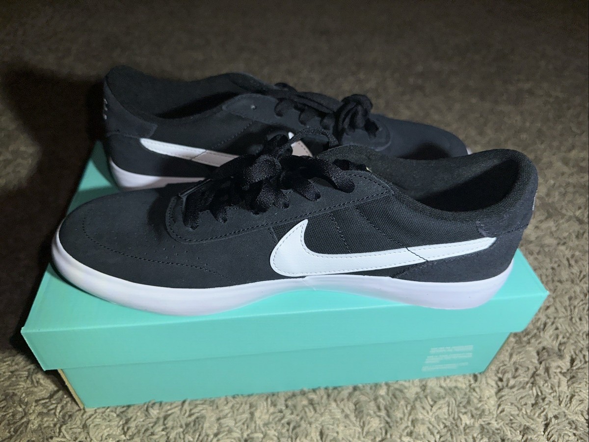 NEW Men's Nike SB Heritage Vulc Black White Size 11 | eBay