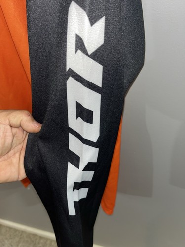 Thor Racing Sector Long Sleeve Jersey Shirt Mens 3XL Orange & Black - Bild 4 von 9