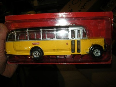 1:43 Ixo / Altaya Saurer L4C Bus ''Schweizer Post'' in VP