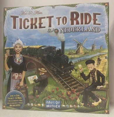 Nederland Map Collection 4 - Ticket to Ride Board Game Extension New & Sealed