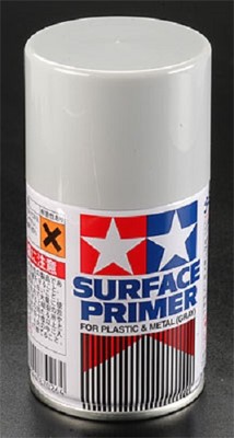 Tamiya Surface Primer Gray 100ml Spray Lacquer Paint 87026
