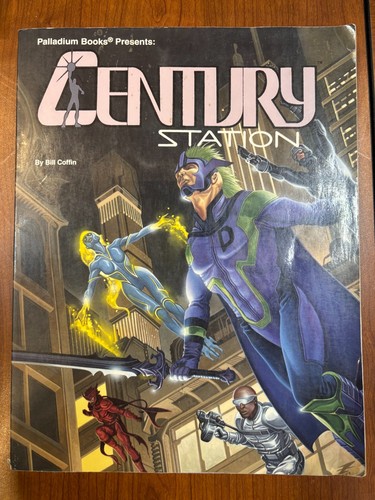 Heroes Unlimited RPG Century Station Supplement Palladium Books