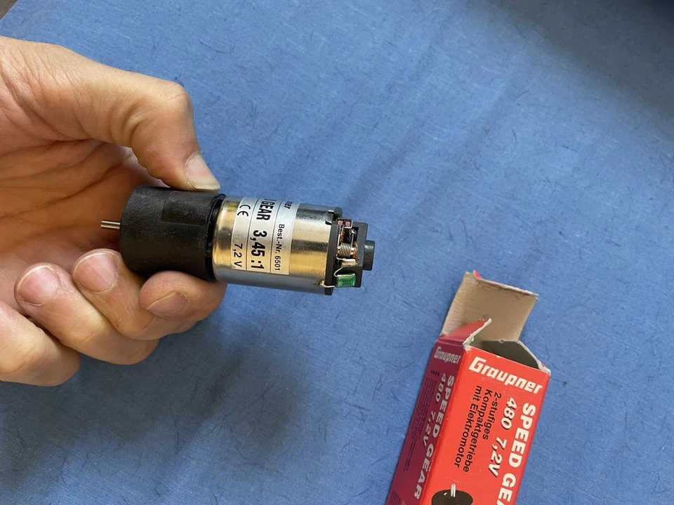 GRAUPNER ART 6501 SPEED GEAR 3,45:1 480 7,2 VOLT MOTOR - Imagen 3 de 4