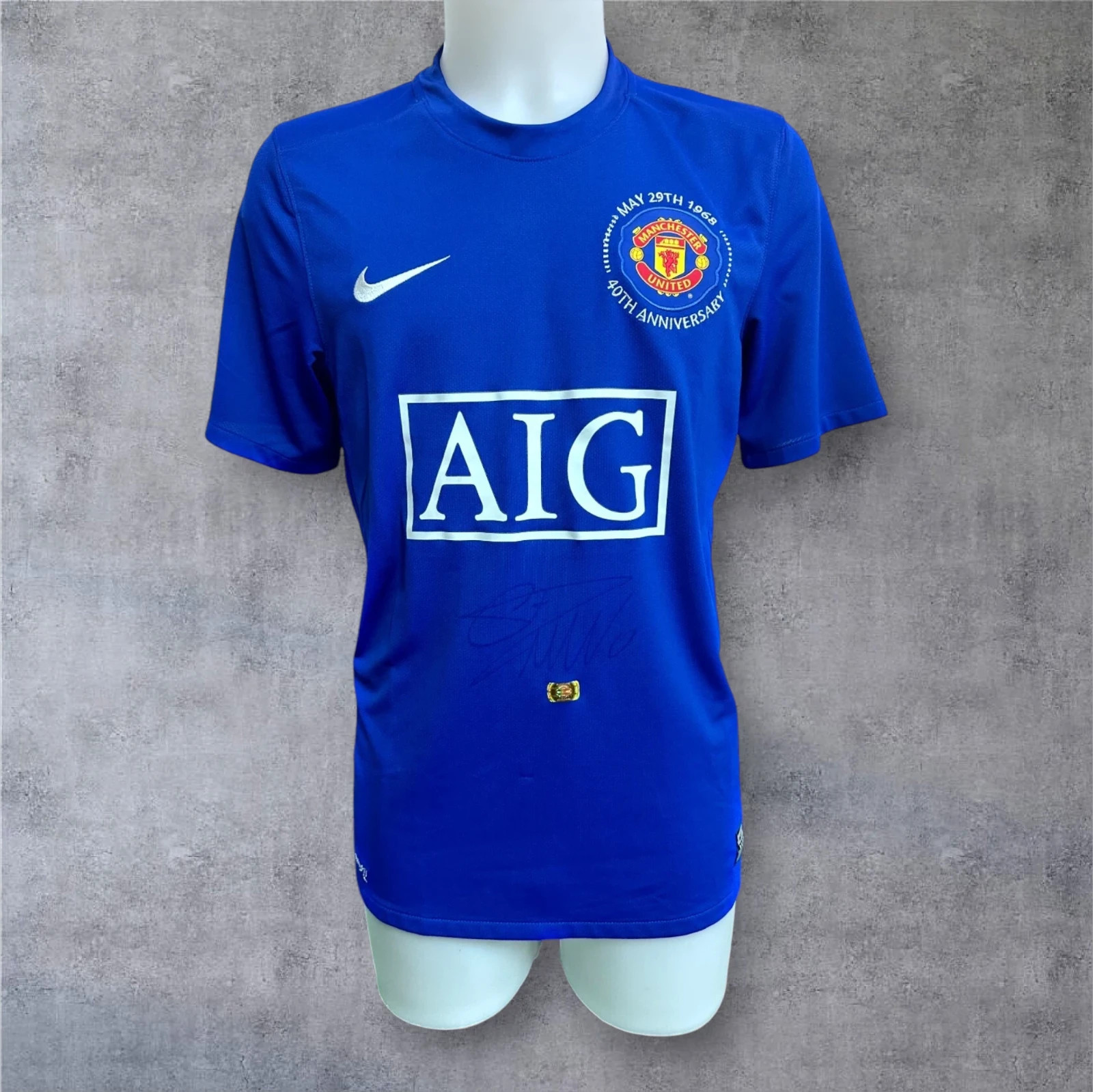 MAGLIA MANCHESTER UNITED NO MATCH WORN SHIRT AUTOGRAFATA SIGNED RONALDO
