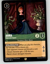 Disney Lorcana Shimmering Skies Anna Diplomatic Queen 85 NM/NP