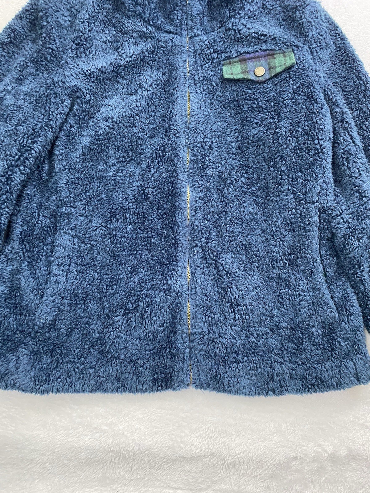Pendleton Jacket Womens Size Small Blue Sherpa Fl… - image 5