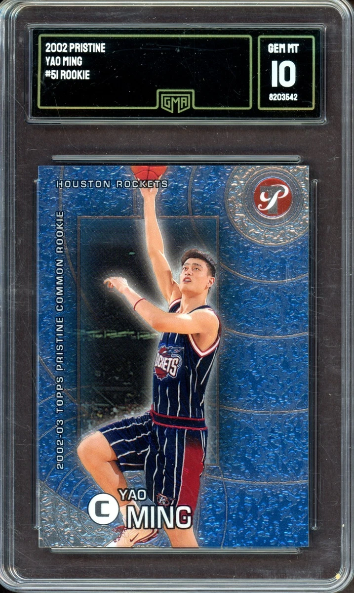 Topps Yao Ming Basketball Autographed Sports Trading Cards