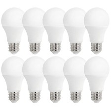 10 x LED A60 Birnen 9W ~ 60Watt E27 matt 820l...