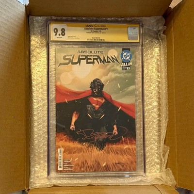 ABSOLUTE SUPERMAN #1 DC 2024 1ST PRINT RAFA SANDOVAL SIGNED CGC SS 9.8 NM
