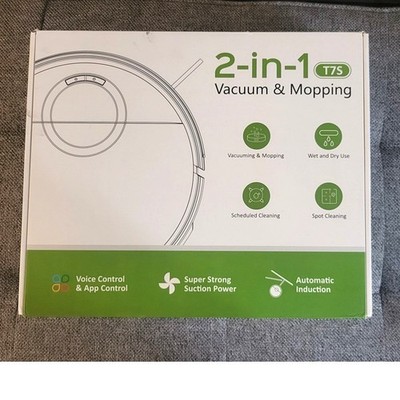 MAMNV Smart Robot Vacuum and Mop Combo, 2 in 1 Mopping Floor Cleaner