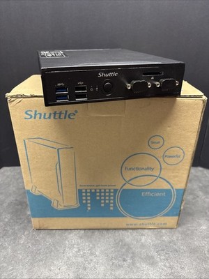 Brand NEW Shuttle XPC Slim DS67U mini BLACK LINUX SOFTWARE!!