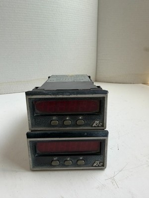 LOT OF 2 RED LION IMT00060 DIGITAL PANEL METER PROCESS INDICATOR CONTROLLER