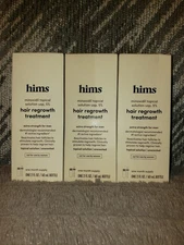 3X Hims Hair Regrowth Treatment Minoxidil Topical Solution usp 5% 2 oz Exp. 2027