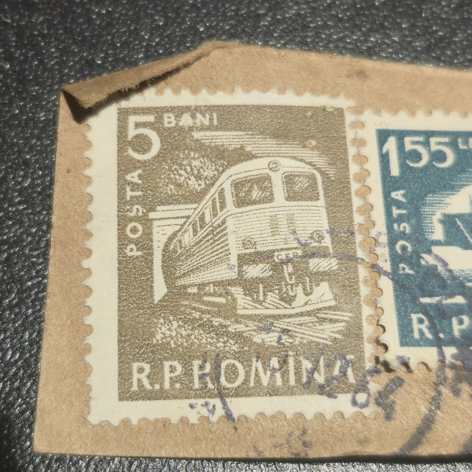 Set Of (2) Vintage 1960 Romanian Postage Stamps image 3
