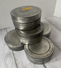 Vintage Eastman Kodak Company Tin Film Tri-x Pan 4" Film Canisters Set 5
