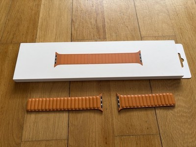 Original Apple Watch Leather Link - Golden Brown - 41mm - M/L - ML7L3ZM/A