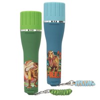 Dino World 1X Taschenlampe Mit Timer Dinosaurier-Taschenlampe ZufäLlige Auswahl