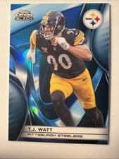 Topps Chrome Black 2025 T.J. Watt Serial Numbered /150 #85 Steelers