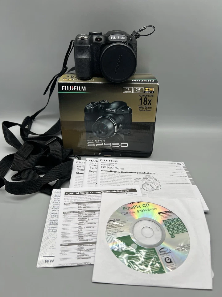 Fujifilm - FINEPIX S Series S2950 - 14,0 MP - 18x Optischer Zoom - Digitalkamera - Bild 1 von 4