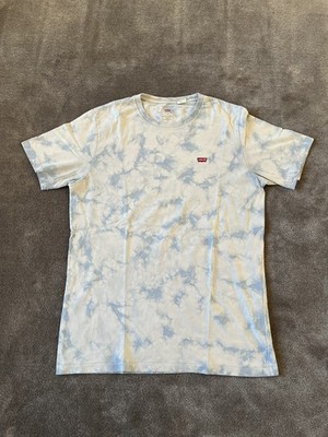 Levi's Tie-Dye T-Shirt blau-weiß - Größe M