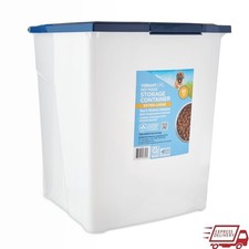 Plastic Dog Food Storage Container Locking Lid Large Bug Moisture Wheels New
