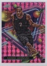 2023-24 Topps Cosmic Chrome Pink Galaxy Refractor Kawhi Leonard #154 0tn3