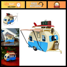 Camper Van Trailer RV Motorhome Iron Model Vehicle for Travel Enthusiasts
