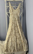 Show Me Your Mimi Jenn Maxi Lace Beige Dress Beach Bride Lg