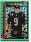 2025 Topps Chrome Football Joe Burrow #61 Green Geometric Variation /99 Bengals