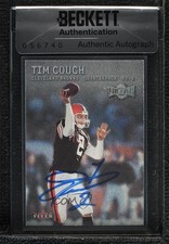 BAS 2000 Fleer Metal Tim Couch #1 Seal of Authenticity Auto ow6