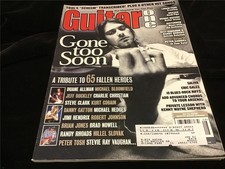 Guitar One Magazine August 2001 Gone Too Soon Tribute to 65 Fallen Heroes
