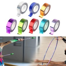 Nastro per cerchio di ginnastica ritmica, nastro glitterato, accessorio per