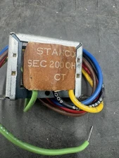 NOS STANCOR TA-59 TRANSISTOR DRIVER TRANSFORMER - PRI 500 CT , SEC 200 CT OHMS